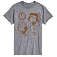 thumbnail image 1 of Peanuts - Yap O Clock - Men's Short Sleeve Graphic T-Shirt, 1 of 5