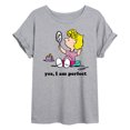 thumbnail image 1 of Peanuts - Yes I Am Perfect Sally - Juniors Ideal Flowy Muscle T-Shirt, 1 of 6
