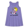 thumbnail image 1 of Peanuts - Yes I Am Perfect Sally - Toddler & Youth Girls A-line Dress, 1 of 5