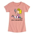 thumbnail image 1 of Peanuts - Yes I Am Perfect Sally - Toddler & Youth Girls Short Sleeve Graphic T-Shirt, 1 of 6