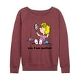 thumbnail image 1 of Peanuts - Yes I Am Perfect Sally - Women's Lightweight French Terry Long Sleeve Shirt, 1 of 6