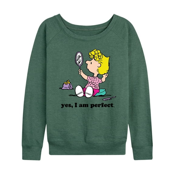 Peanuts - Yes I Am Perfect Sally - Women's Lightweight French Terry Long Sleeve Shirt