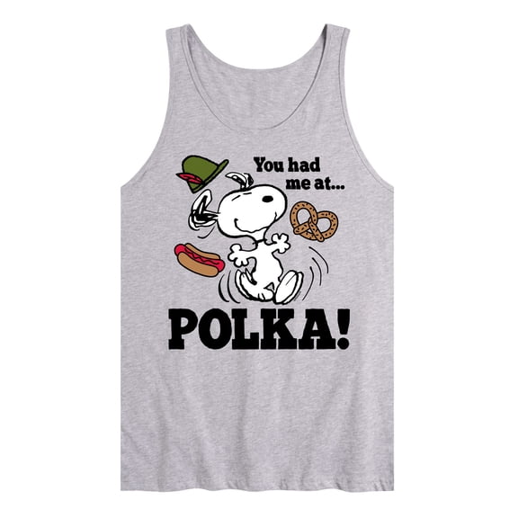 Peanuts - You Had Me At Polka - Men's Jersey Tank Top