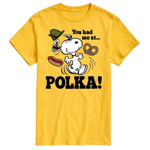 Peanuts - You Had Me At Polka - Men's Short Sleeve Graphic T-Shirt