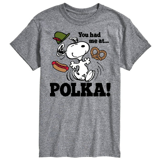 Peanuts - You Had Me At Polka - Men's Short Sleeve Graphic T-Shirt