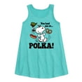 thumbnail image 1 of Peanuts - You Had Me At Polka - Toddler & Youth Girls A-line Dress, 1 of 5