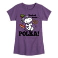 thumbnail image 1 of Peanuts - You Had Me At Polka - Toddler & Youth Girls Short Sleeve Graphic T-Shirt, 1 of 6