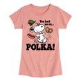 thumbnail image 1 of Peanuts - You Had Me At Polka - Toddler & Youth Girls Short Sleeve Graphic T-Shirt, 1 of 6