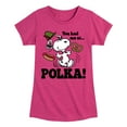 thumbnail image 1 of Peanuts - You Had Me At Polka - Toddler & Youth Girls Short Sleeve Graphic T-Shirt, 1 of 6