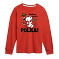 thumbnail image 1 of Peanuts - You Had Me At Polka - Toddler & Youth Long Sleeve Graphic T-Shirt, 1 of 6