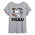 thumbnail image 1 of Peanuts - You Had Me At Polka - Women's Oversized T-Shirt, 1 of 6