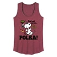 thumbnail image 1 of Peanuts - You Had Me At Polka - Women's Racerback Tank Top, 1 of 6