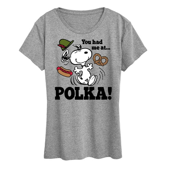 Peanuts - You Had Me At Polka - Women's Short Sleeve Graphic T-Shirt