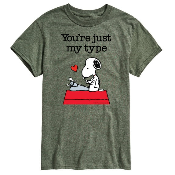 Peanuts - You're Just My Type - Men's Short Sleeve Graphic T-Shirt
