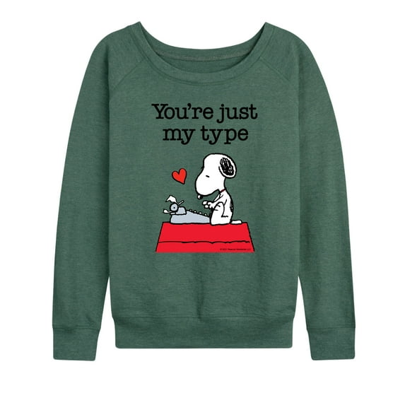 Peanuts - You're Just My Type - Women's French Terry Long Sleeve Shirt