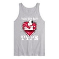 thumbnail image 1 of Peanuts - You're My Type - Men's Jersey Tank Top, 1 of 5