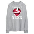 thumbnail image 1 of Peanuts - You're My Type - Men's Long Sleeve T-Shirt, 1 of 6