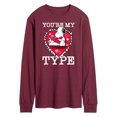 thumbnail image 1 of Peanuts - You're My Type - Men's Long Sleeve T-Shirt, 1 of 1