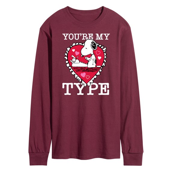Peanuts - You're My Type - Men's Long Sleeve T-Shirt