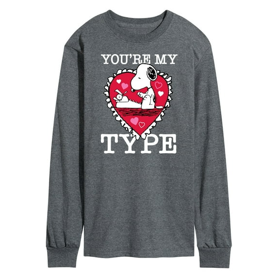 Peanuts - You're My Type - Men's Long Sleeve T-Shirt