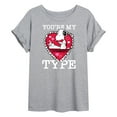 thumbnail image 1 of Peanuts - You're My Type - Women's Oversized T-Shirt, 1 of 6