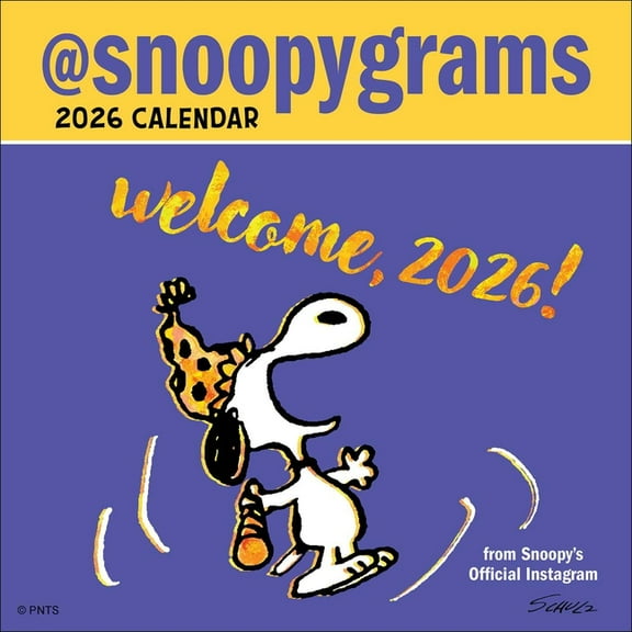 Peanuts(r) @Snoopygrams 2026 Mini Wall Calendar, (Paperback)