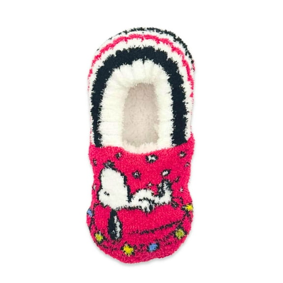 Peanuts x Justice Girls Slipper Socks, 1-Pack, Sizes S/M-M/L