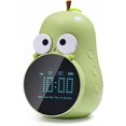 thumbnail image 1 of Pear Alarm Clock for Kids: Cute Pear Design, Snooze, Triple Alarms, 5 Ringtones- Premium Digital Wake Up Clock for Children's Bedrooms - Rechargeable-Green, 1 of 7