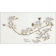 thumbnail image 1 of Pear Blossom On Aida Counted Cross-Stitch Kit, 11.5" x 20.5", 16-Count, 1 of 1