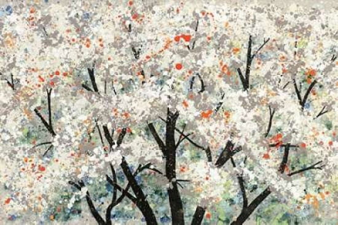 Pear Blossoms in Spring Canvas Art - Helena Alves (24 x 36)