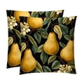 thumbnail image 1 of Pear Covers Pillows Set of 2 with Unique Patterns, Throw Pillow Inserts for Bed or Couch, Available in 16x16, 18x18, 20x20 Inches for Any Occasion, 1 of 6