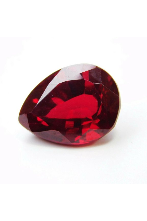 Pear Cut 7.90 Ct Natural Red Ruby CERTIFIED Rare Loose Gemstone Earring Size