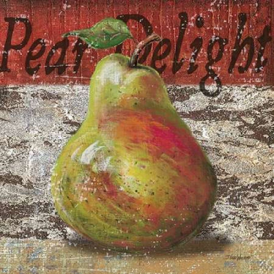 Pear Delight Canvas Art - Todd Williams (24 x 24)