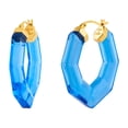 thumbnail image 1 of Pear Gem Lucite Hoops, 1 of 1
