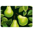 thumbnail image 1 of Pear Indoor Area Rug Carpet Mat - Polyester Non-Slip Machine Washable, 1 of 6