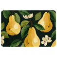 thumbnail image 1 of Pear Indoor Rug Outdoor Carpet Door Rug Polyester Non-Slip Machine Washable Bath Mats, 1 of 6