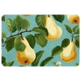 thumbnail image 1 of Pear Non-Slip Machine Washable Polyester Kitchen Mat Indoor Rug Kitchen Rug, 1 of 6