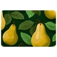 thumbnail image 1 of Pear Non-Slip Machine Washable Polyester Kitchen Mat Indoor Rug Kitchen Rug, 1 of 6