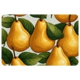 thumbnail image 1 of Pear Non-Slip Polyester Door Carpet Kitchen Mat Door Mat, Machine Washable, 1 of 6
