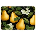 thumbnail image 1 of Pear Non-Slip Polyester Kitchen Mat Indoor Rug Area Rugs Machine Washable Indoor Mat, 1 of 6