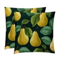 thumbnail image 1 of Pear Pillow Covers Set with Unique Patterns - 16x16, 18x18, 20x20 Inches - Set of 2 Elegant Pillow Inserts, Throw Pillows Covers for Home for Any Occasion, 1 of 6