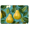 thumbnail image 1 of Pear Polyester Non-Slip Machine Washable Bath Rug Indoor Rug Door Carpet, 1 of 6