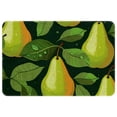 thumbnail image 1 of Pear Polyester Non-Slip Machine Washable Office Chair Rug for Chair Rugs and Door Rug, 1 of 6