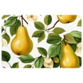 thumbnail image 1 of Pear Polyester Non-Slip Machine Washable Office Rug Door Rug Floor Mats, 1 of 6