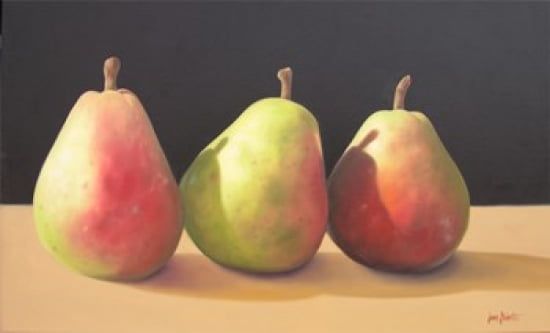 Pear Procession Canvas Art - Jenny Stewart (24 x 16)