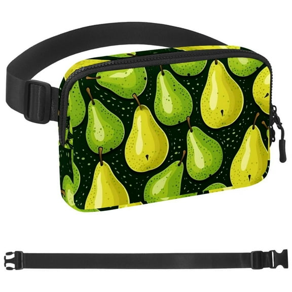 Pear Running Belt Fanny Packs for Women & Men, Waist Pack Runners Bag Money Belt Phone Holder for Running Sports Hiking Traveling