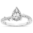 thumbnail image 1 of Pear Shape 2 Carat IGI Certified Lab Grown Diamond Ring | 14K White Gold | Phoebe Twigs Diamond Ring | FG-VS1-VS2 Quality Friendly Diamonds, 1 of 5
