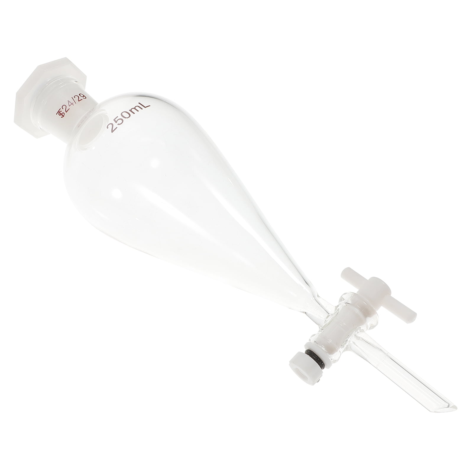 Pear Shaped Separatory Funnel Extraction Heavy High Borosilicate Glass