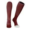 thumbnail image 1 of Pear Sox ID Knee High Long Tube Socks for Baseball Football Soccer (Maroon, L), 1 of 1
