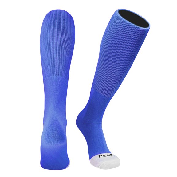 Pear Sox ID Knee High Long Tube Socks for Baseball Football Soccer (Royal, L)